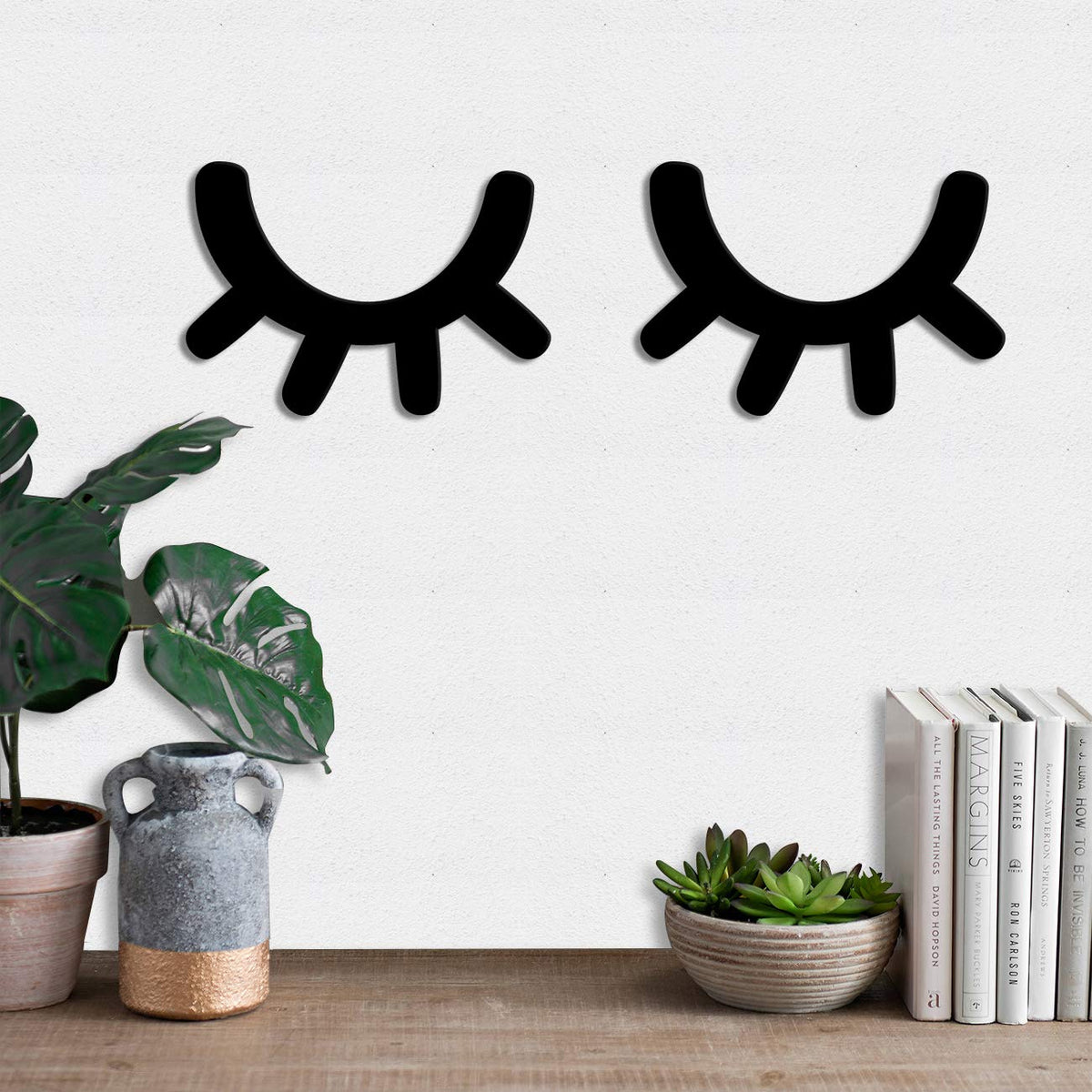 Art Street Sleepy Eyes Wall Decor for Infant Nursery Baby Room MDF Pla — ART STREET