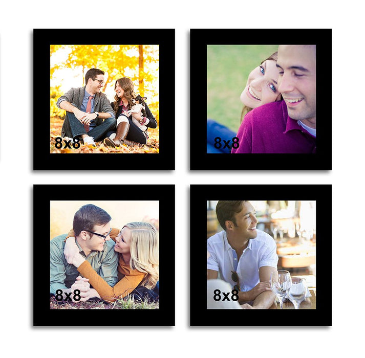 Happiness is Homemade Photo Wall Timeline - Set of 4 individual photo frame ( Size 8x8)