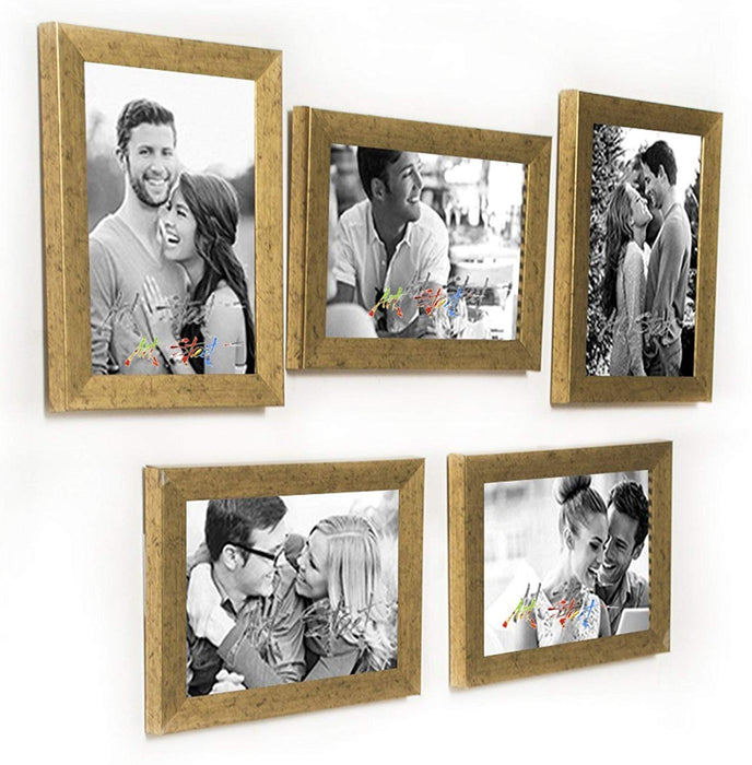 Unite Individual Photo Frame / Wall Hanging For Home Decor Set of 5 ( Size 5x7 )