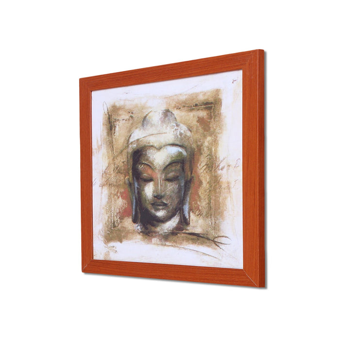 Buddha Canvas Painting (14 inch x 14 inch)