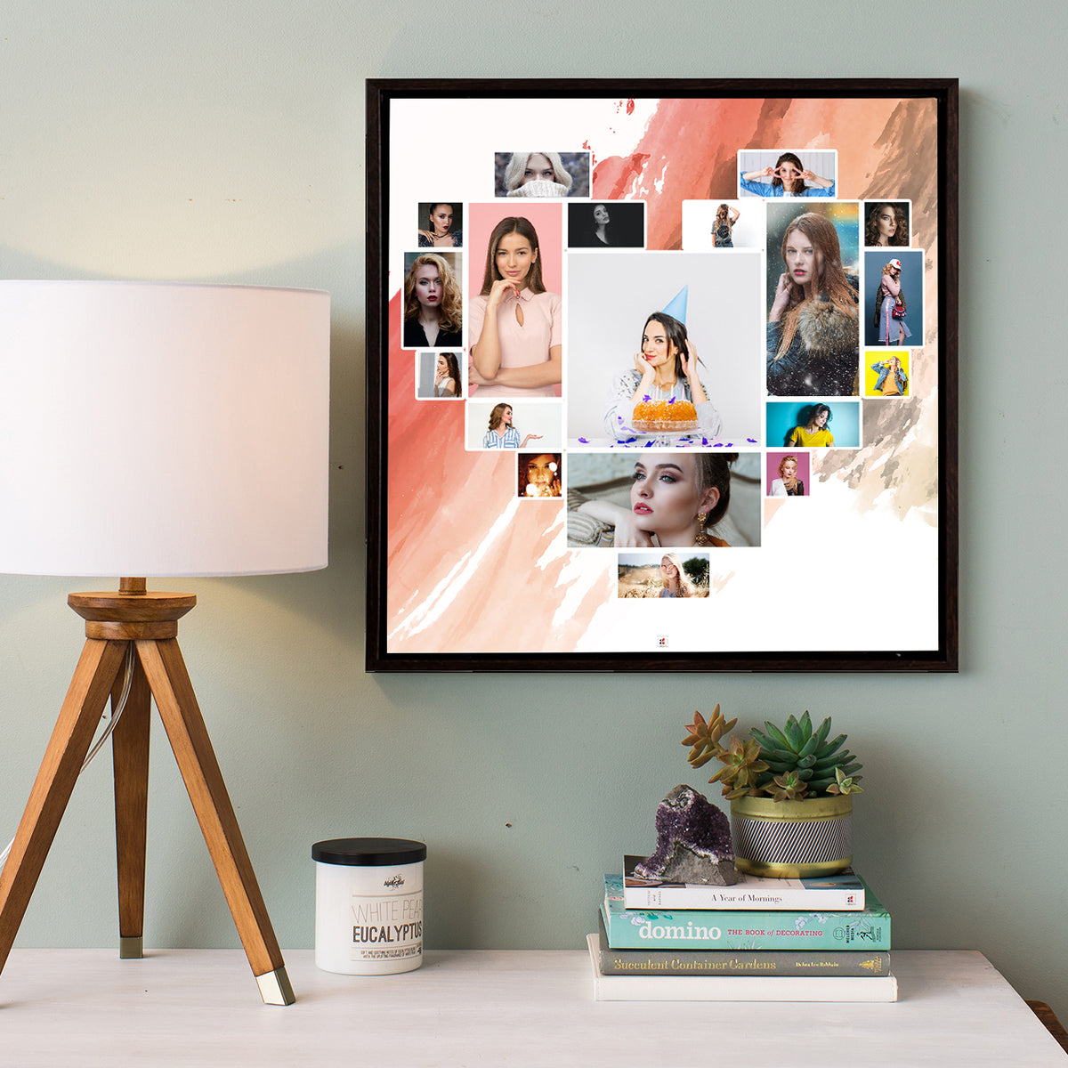 Customized Photo Frames, Personalization Photo Frame Canvas with photo ...