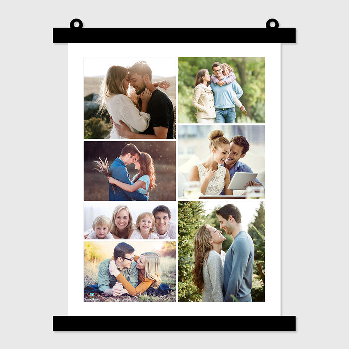 Personalized Gift Canvas Hanging Photo Print For Couple, Anniversary (Size;-16x20Inch)