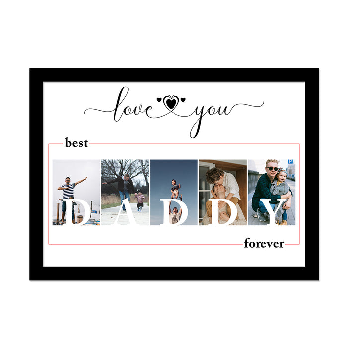 Father's Day Photo Collage for DAD , Personalized Photo Collage Best Dad