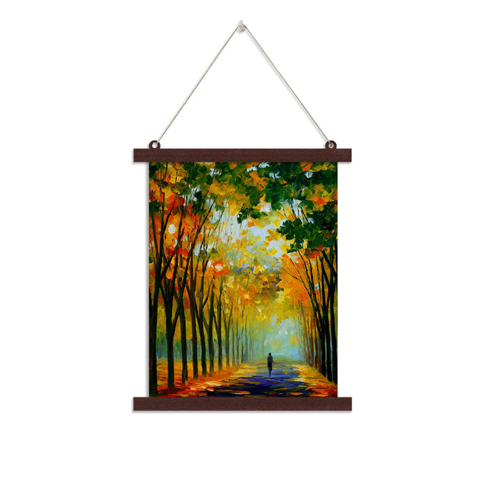 Paintings Hangings Canvas Scroll Poster for Home Decor Original Nature Landscapes Hanging Canvas Painting for Wall and Living Room Decoration