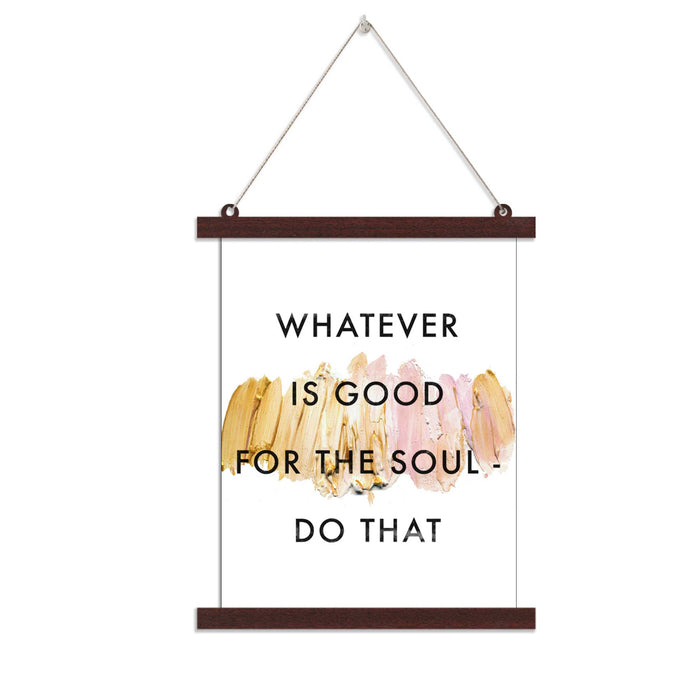 Paintings Hangings Canvas Scroll Poster for Home Decor Motivational Quotes for Soul Hanging Canvas Painting for Wall and Living Room Decoration