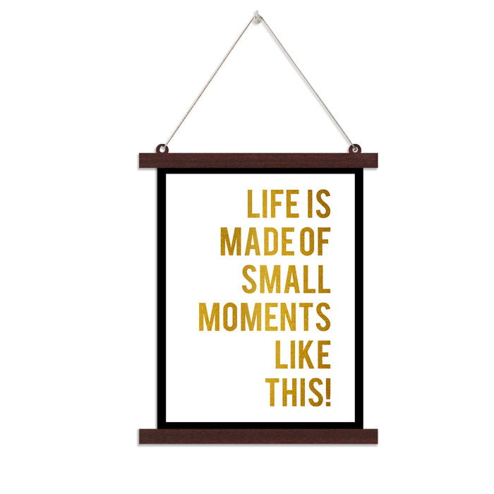 Paintings Hangings Canvas Scroll Poster for Home Decor Motivational Quotes Life Moment Hanging Canvas Painting