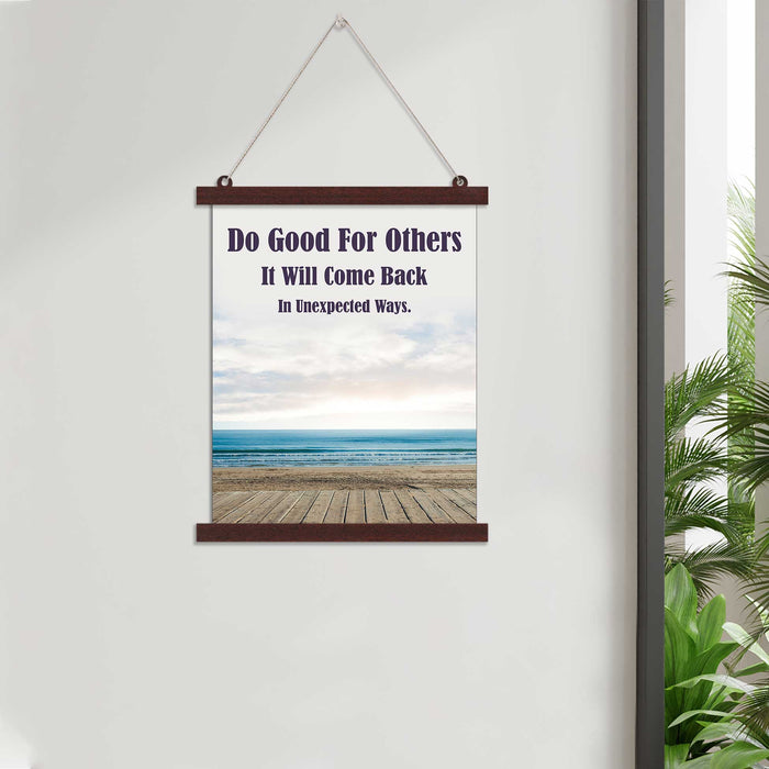 Paintings Hangings Canvas Scroll Poster for Home Decor Motivational Quotes for Humanity Hanging Canvas Painting for Décor