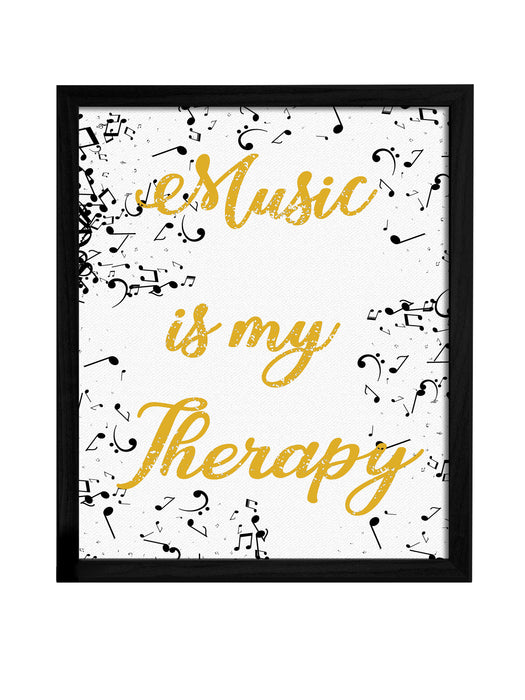 Musical Theme Framed Art Print, For Home & Office Decor Size - 13.5 x 17.5 Inch