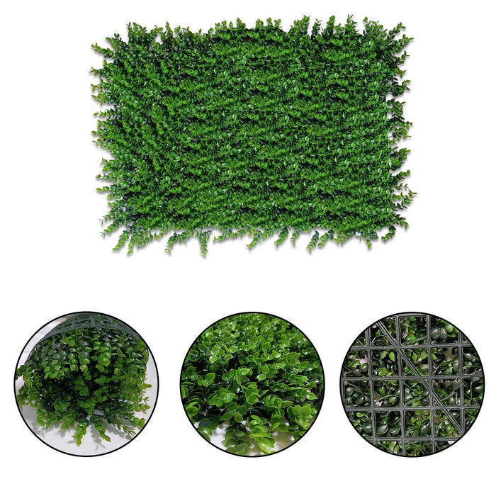Artificial Wall Grass for Wall Décor, Dark Green High Fill Wall Grass
