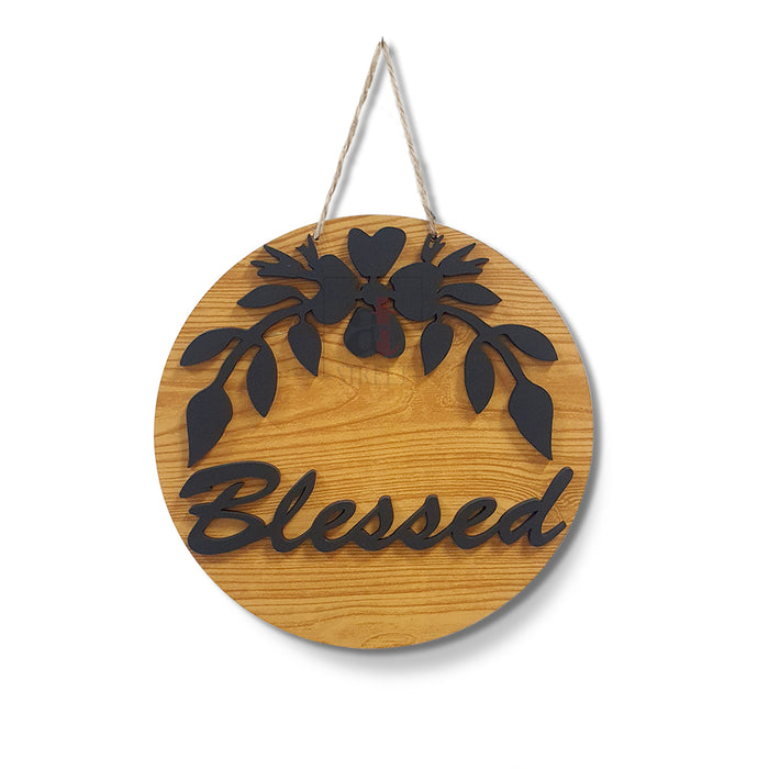 Blessed Wall Sign for Home Decoration, Wall Décor,Decorative BOHO collection (10X10 Inches)