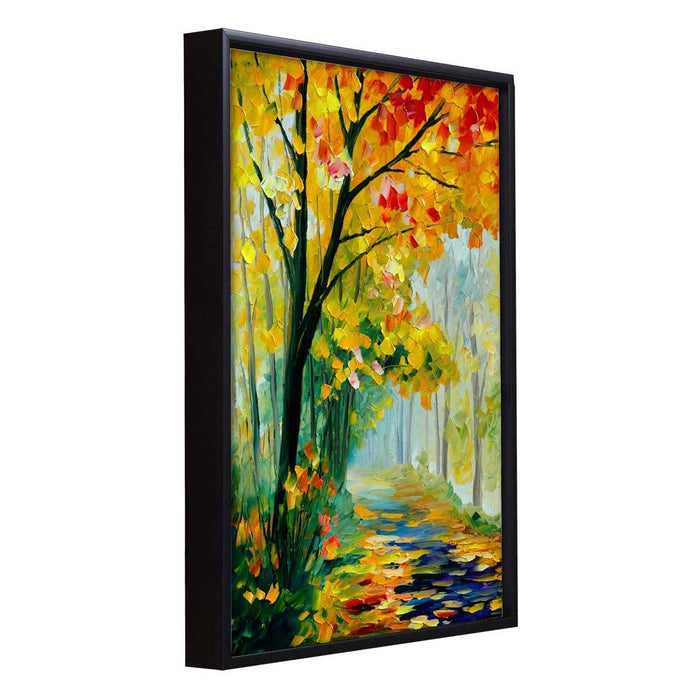 Beautiful Autumn Floral Theme 1 Framed Canvas Painting