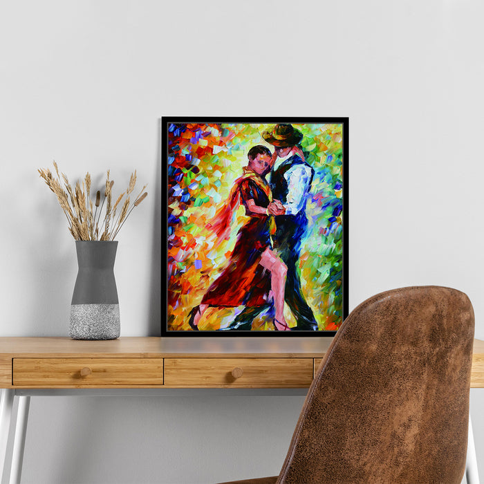 Dancing Couple Theme Framed Wall Art Print For Home Decor