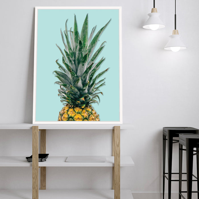 Pineapple Theme Framed Canvas Art Print, Painting  Canvas Painting, Framed Canvas Art Print For living room.