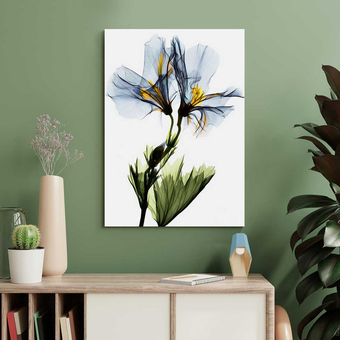 Floral Art Reprint Painting Soft Geranium Flower Canvas art Print, Wall Painting For Living Room Decor, Design By Albert Koetsier (Size 22x31 Inch)