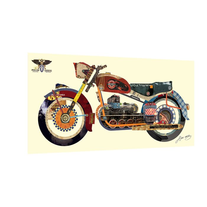 Canvas Painting Wall Art Print Picture Holy Harley Motorcycle