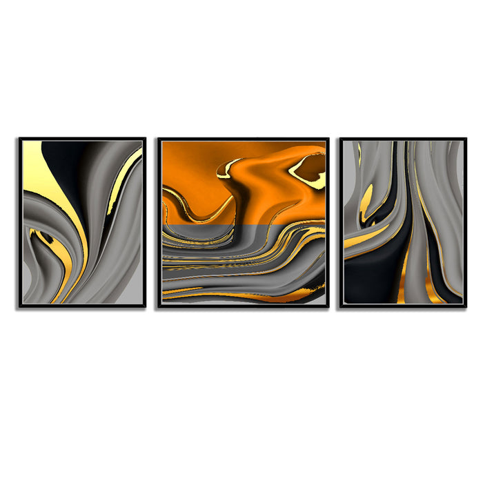 Waves Abstract Canvas set Art Print Painting For Home Décor