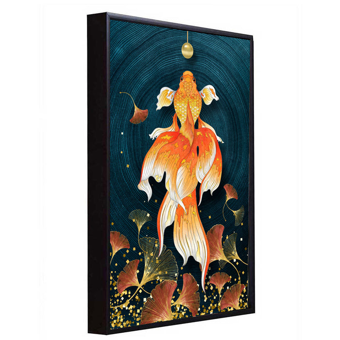 Gingko livefish Framed Canvas Painting For Home Décor
