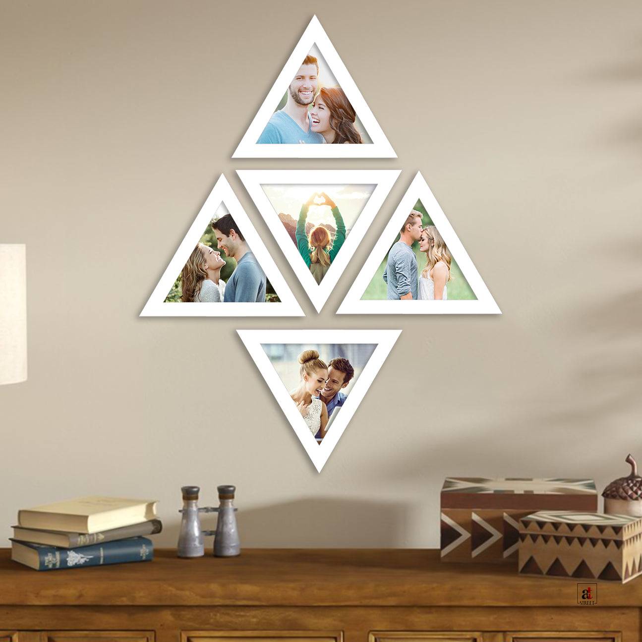 Triangular Photo Frame, Picture Frame - Triangle photo frame ( Ph- 2214 ...