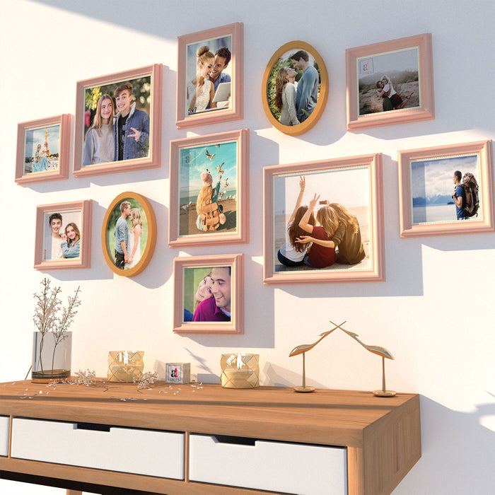 Jupiter Set of 11 Elite Designer 3D Wall Photo Frame for Home Decor.