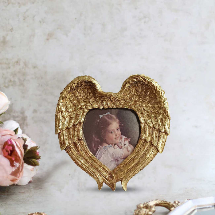 Wings Design Premium Luxury Table Photo Frame For Table Top Decoration