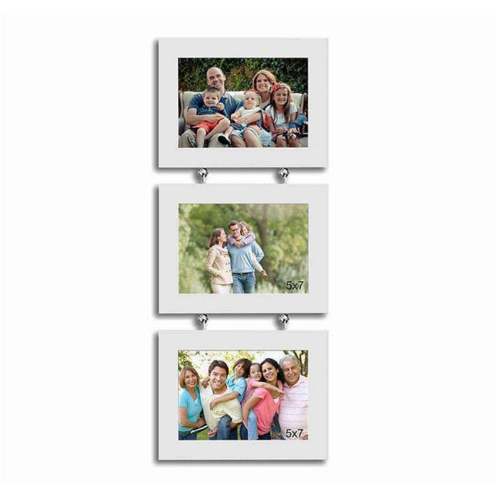 Graceful Drop Chain Synthetic Photo Frame Set Of 3