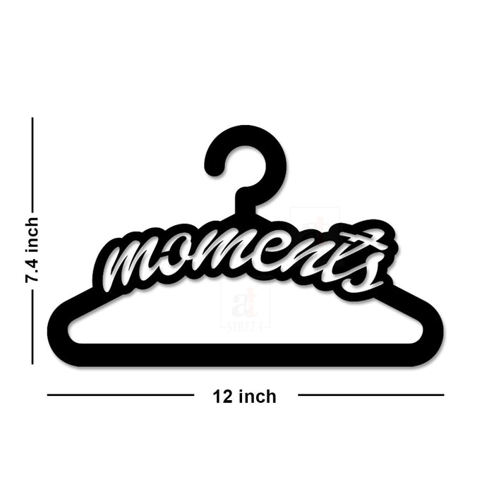 Art Street Moments MDF Plaque Painted Cutout Ready to Hang Home Décor, Wall Décor, Wall Art