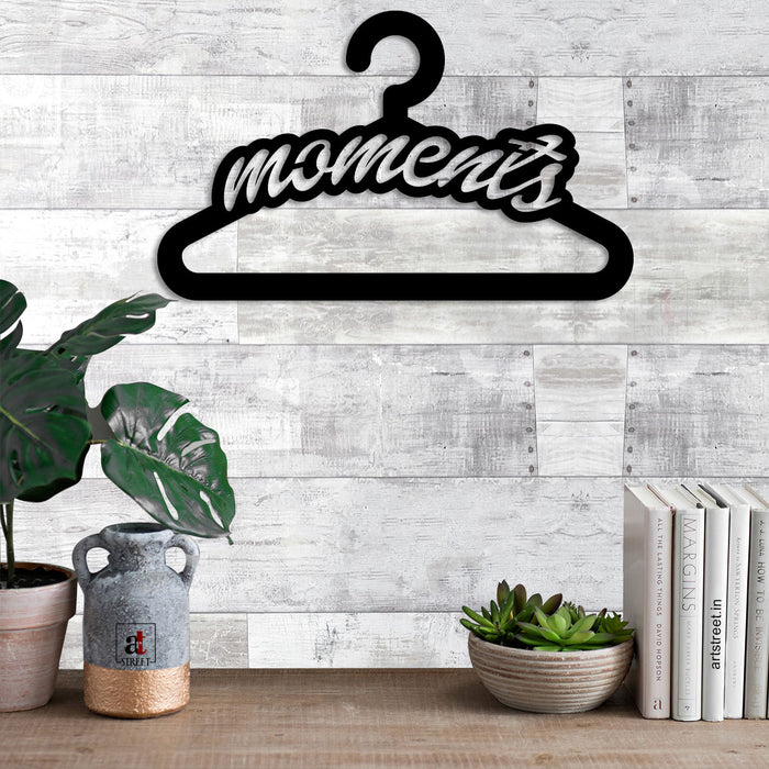 Art Street Moments MDF Plaque Painted Cutout Ready to Hang Home Décor, Wall Décor, Wall Art